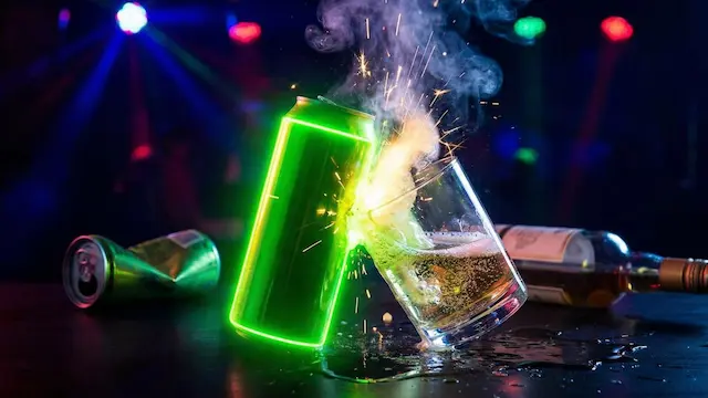 Почему водка с энергетиком может остановить сердце?